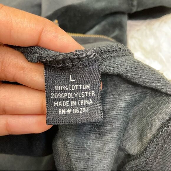 BCBGMaxAzria Y2K Vintage Black Gold Studs Velour Zip Tracksuit Jacket Pants S - Picture 10 of 13